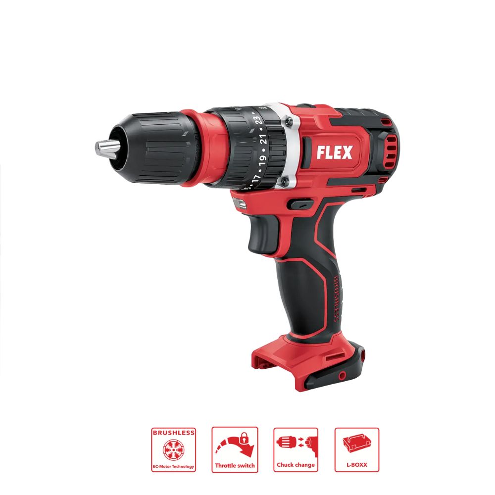 FLEX PD 2G 12 EC 2 SPEED CORDLESS PERCUSSION DRILL 12V
