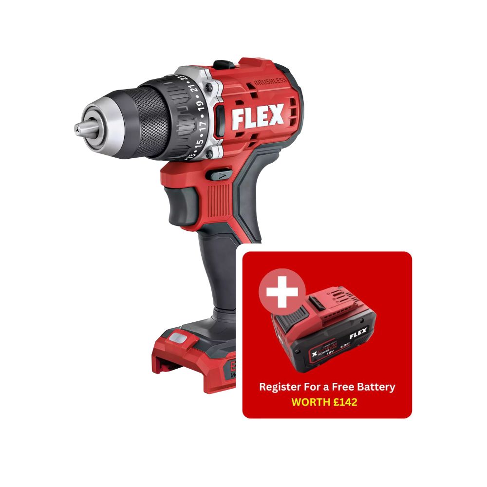 FLEX DD 2G 18.0-EC LD C with FREE Battery