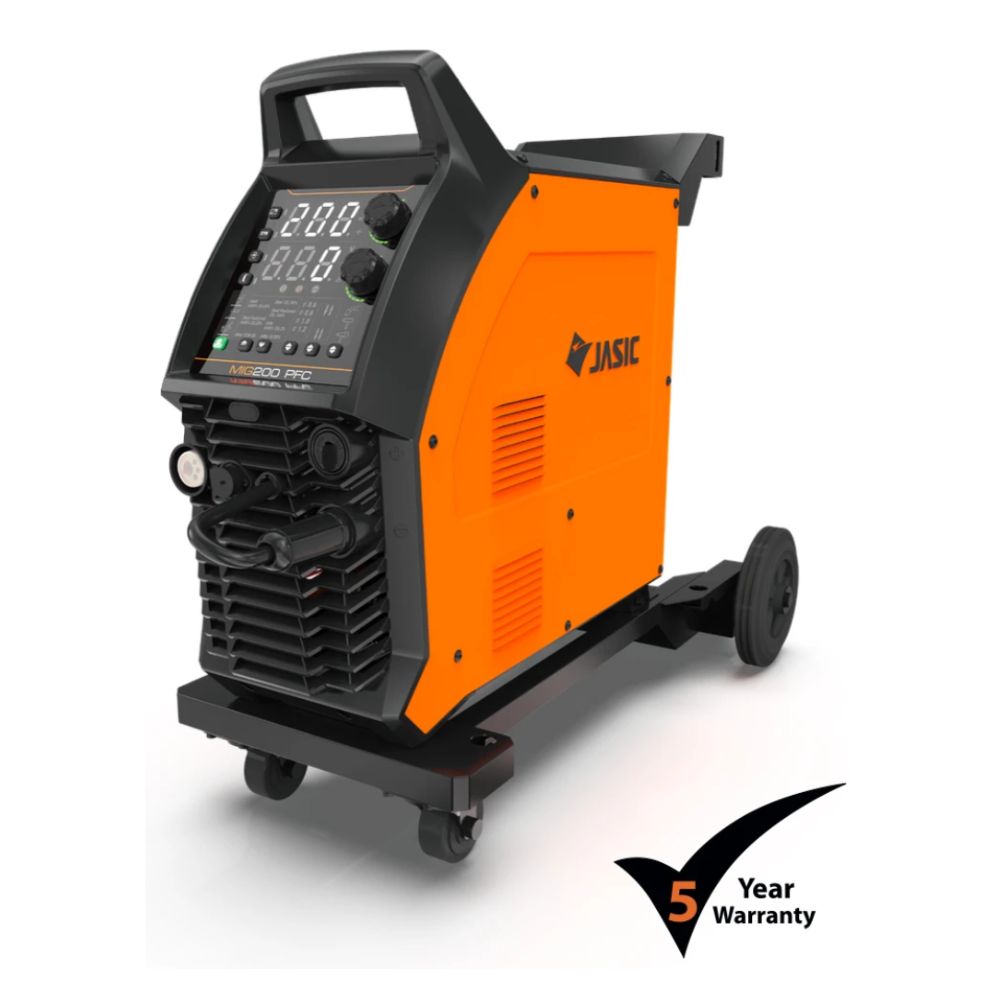 Jasic EVO MIG Compact Inverter MIG welder with trolley