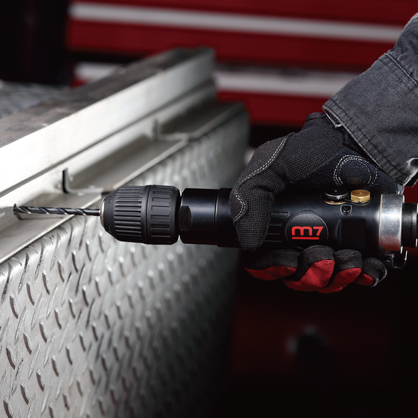 MIGHTY SEVEN 3/8" STRAIGHT REVERSIBLE AIR DRILL