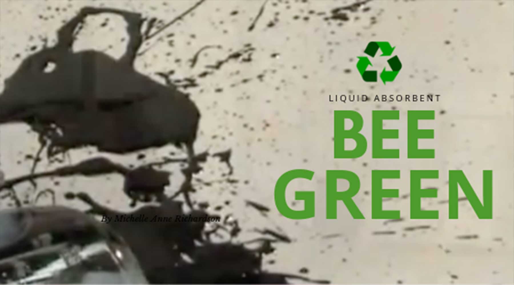 BeeGreen Eco Friendly reusable Liquid oil absorbant 