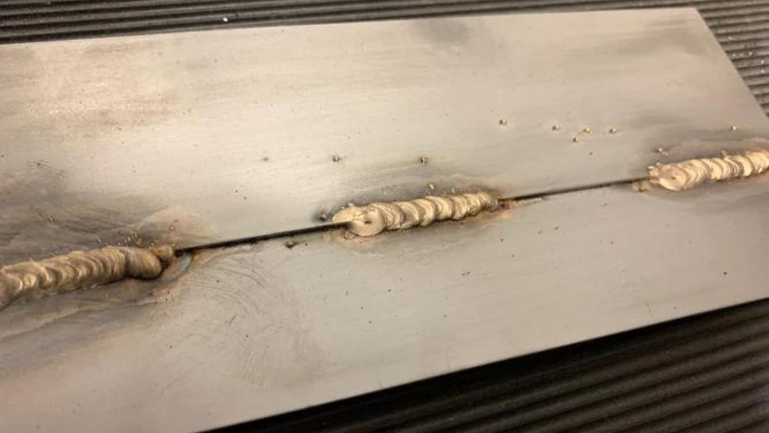MIG BRAZE Welding example on thin steel