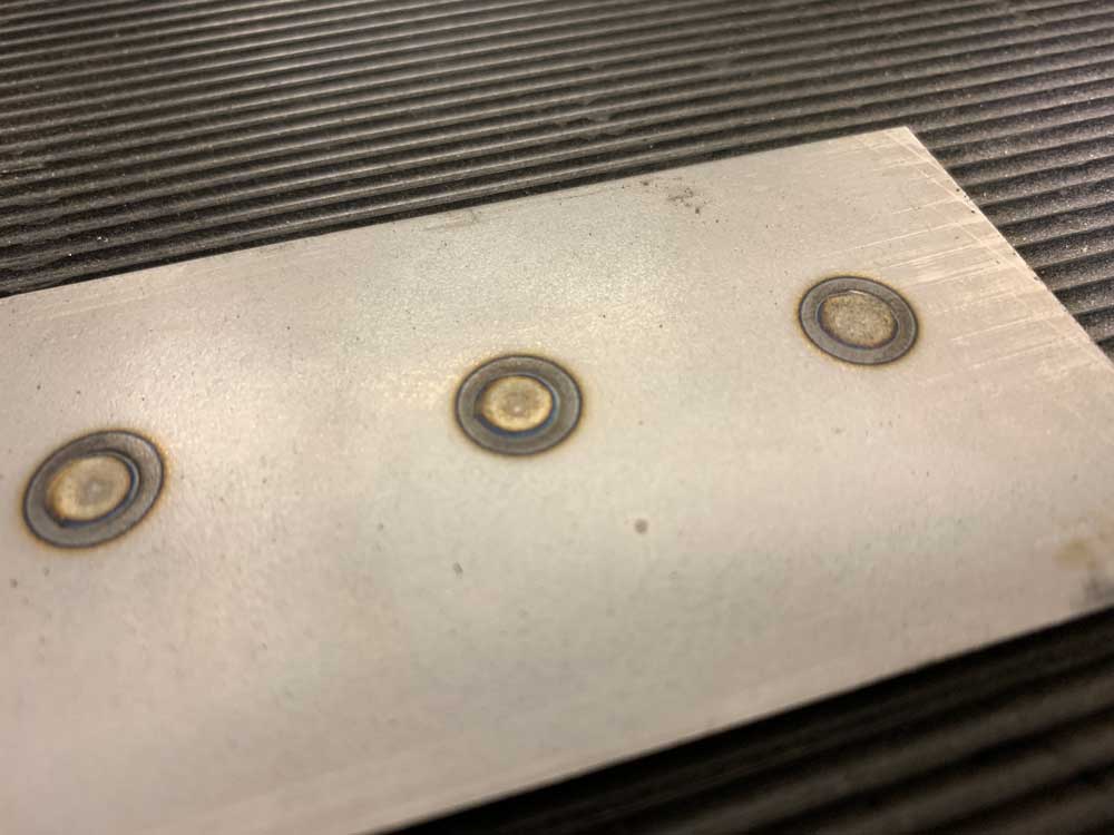 BS1140 Spot welding Test Sample