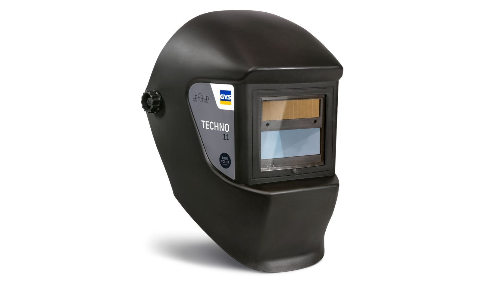 Black welding helmet