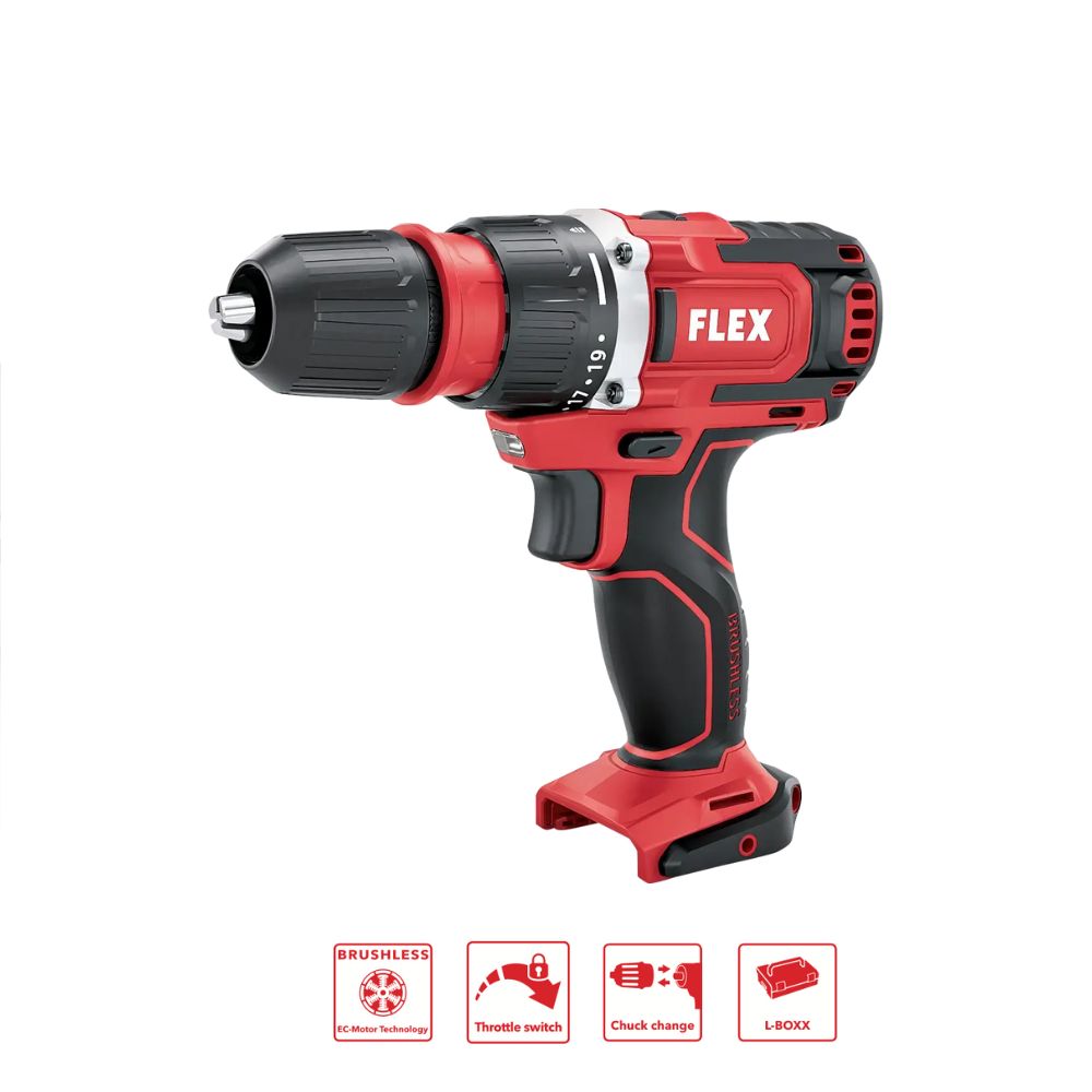 FLEX DD 2G 12 EC2 2SPEED CORDLESS DRILL DRIVER 12V