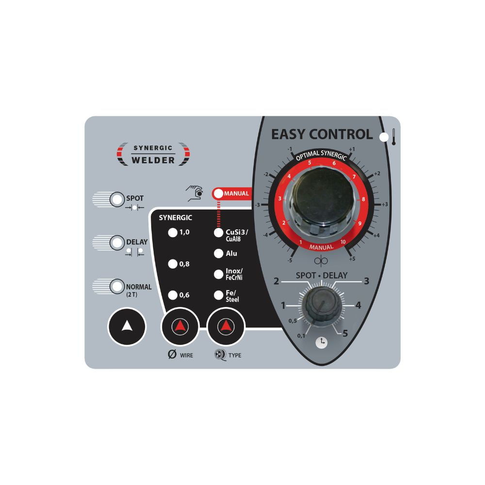 GYS MIG Welder Synergic Control Panel