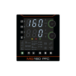 Jasic MIG Welder 160 front control panel