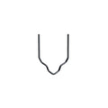 V Shaped Plastic Repair staples for interior angles SKU 3642