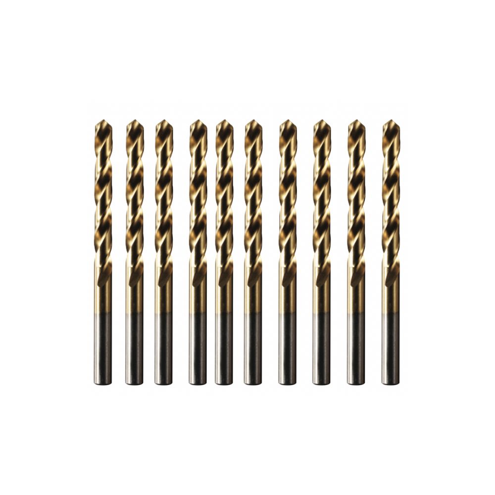 PRESTO HSS  SP/PT 118 ELITE+ TiN COATED DRILLS ( DIN338)-QTY 10