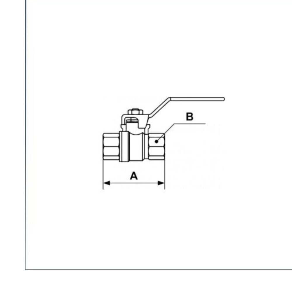 PREVOST RSI - PARALLEL  FEMALE BALL VALVE-Dimensions