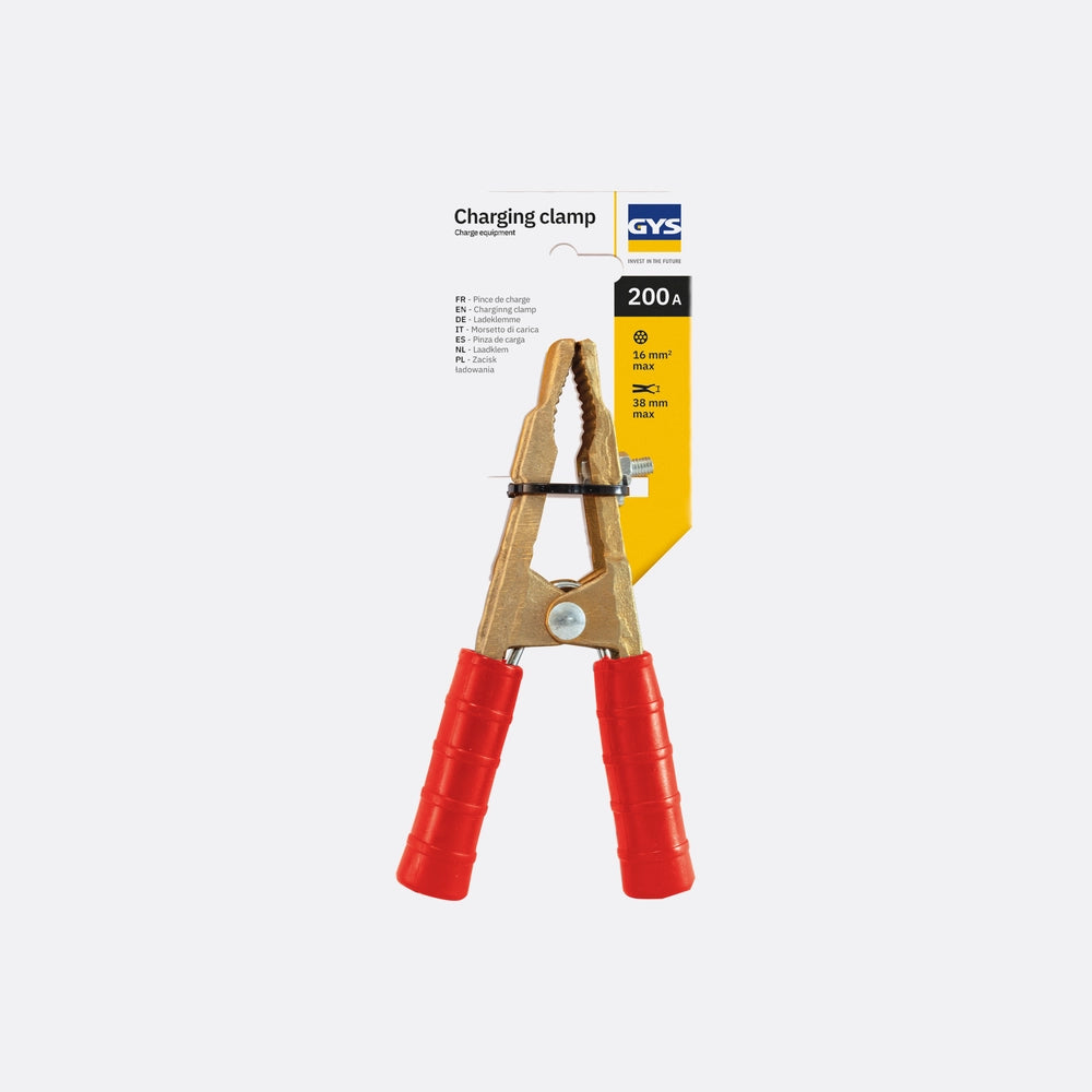 BRASS CLAMP 200A - RED SLEEVE