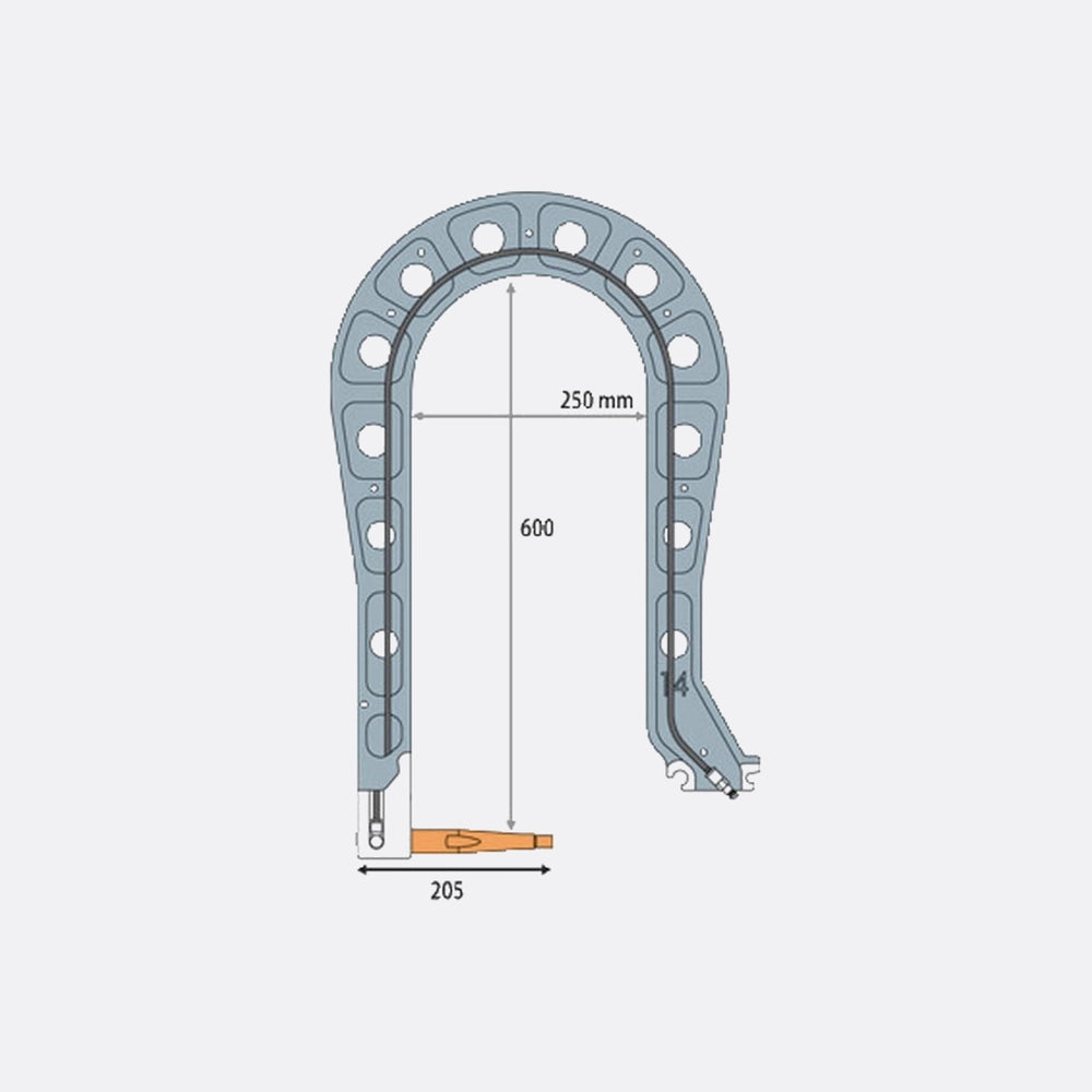GYS C14 Arm-insulated + Wall Bracket