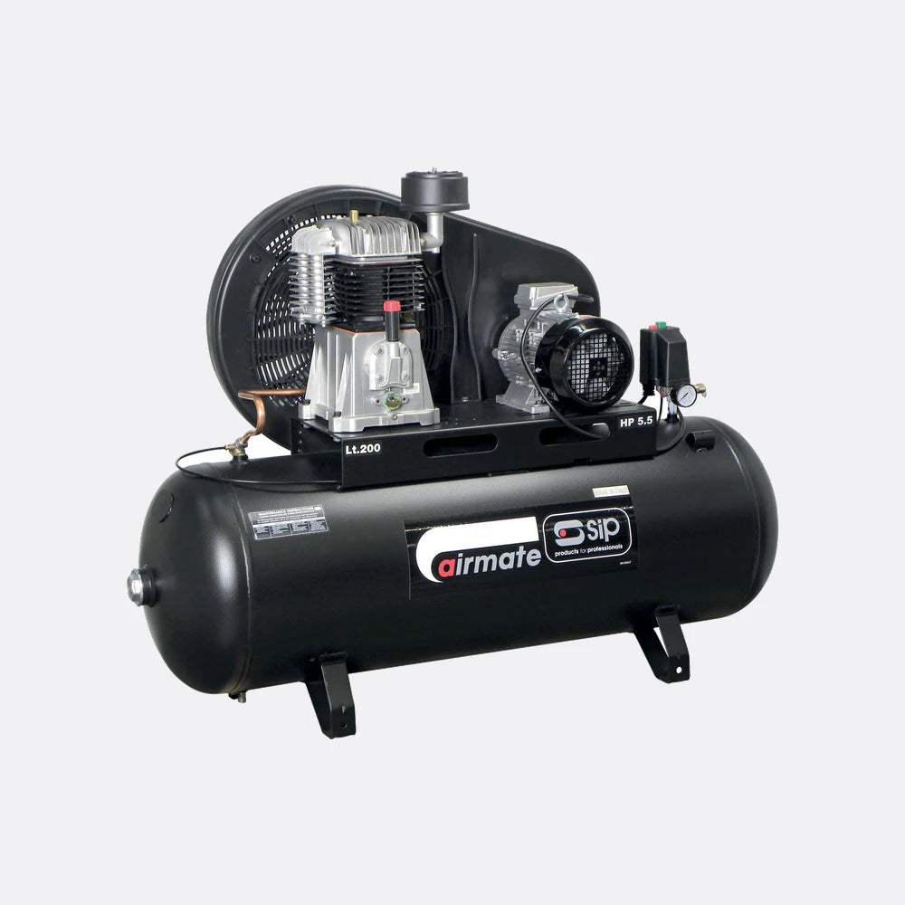 SIP TN5.5/200 BELT-DRIVEN COMPRESSOR
