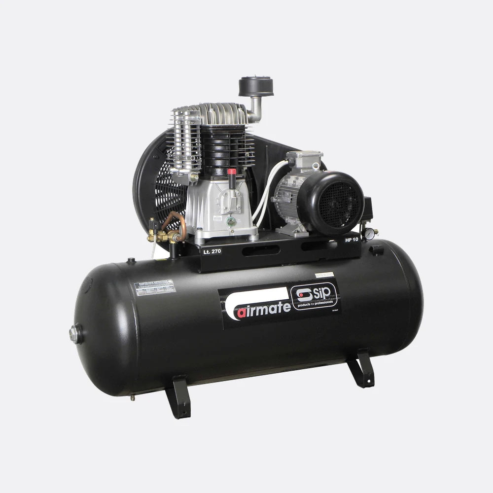 SIP TN10/270 270ltr 10hp Belt Drive Compressor - SIP Industrial Products Official Website