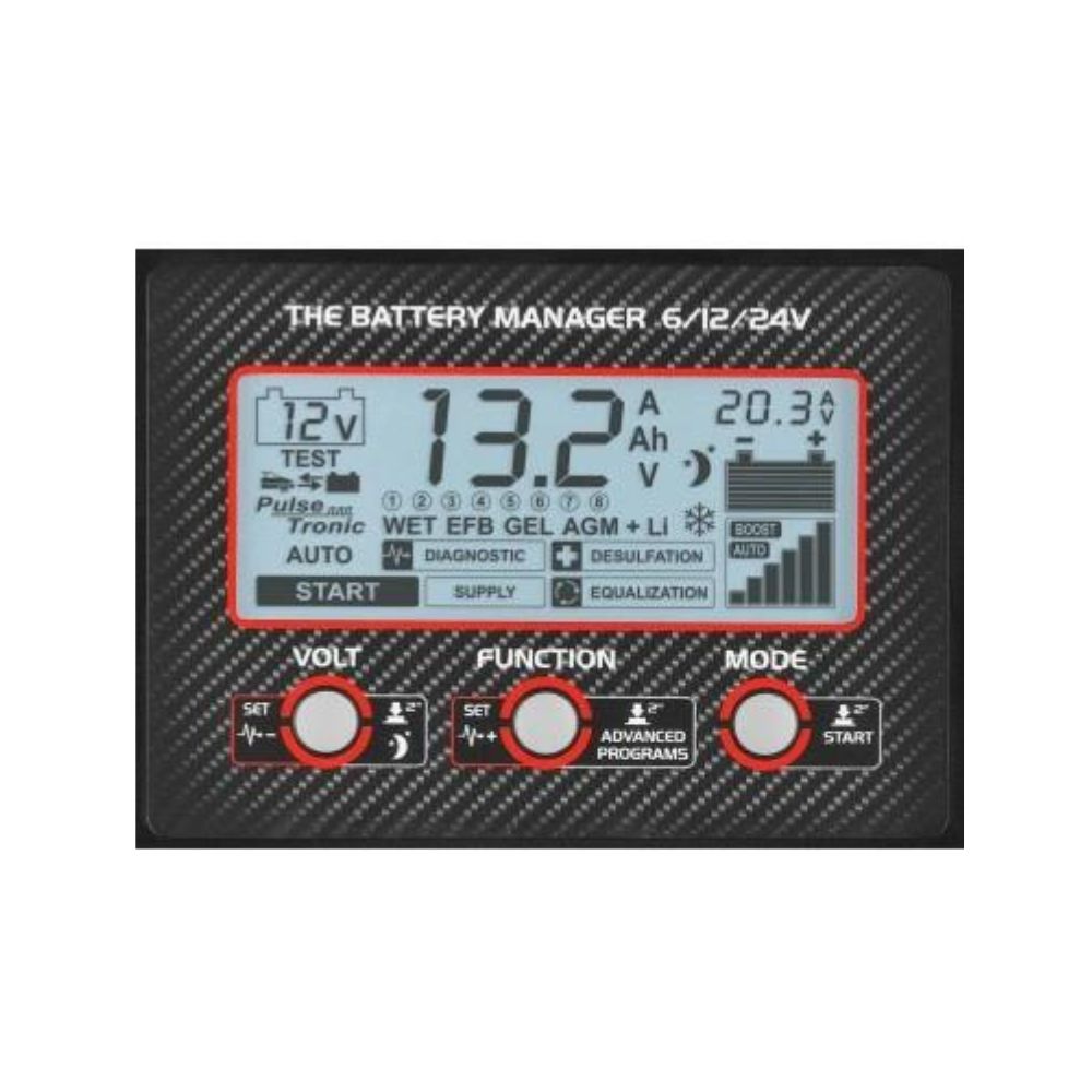 TELWIN DOCTOR CHARGE 50B Battery Manager: front control panel