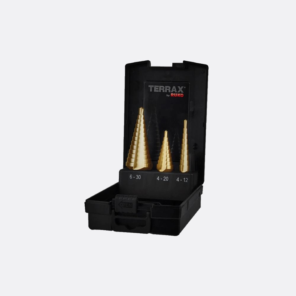 Terrax HSS Step Drill Set