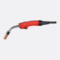The MTG 2100S MIG/MAG hand welding torch features an inserted gas nozzle and an ergonomic handle shell for fatigue-free use.