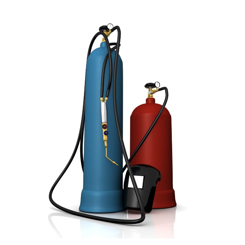 Rent free Gas welding and cutting bottles