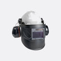 Gys Hard Hat With Hearing & Vision Protection Shade 5-8/9-13