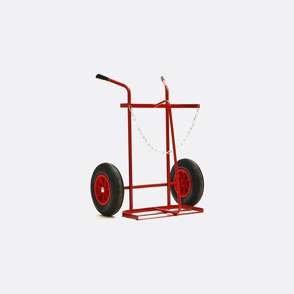 Hd Large Gas Trolley- Pneumatic Wheels