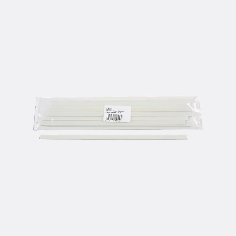 ABS Flat Natural Strips 10mm 15pc