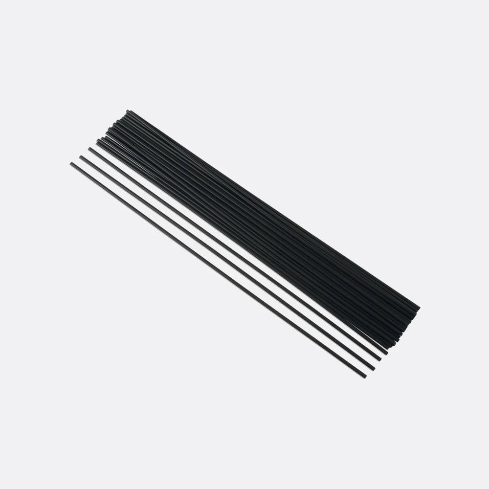 PP Black Rods 3mm 30pc