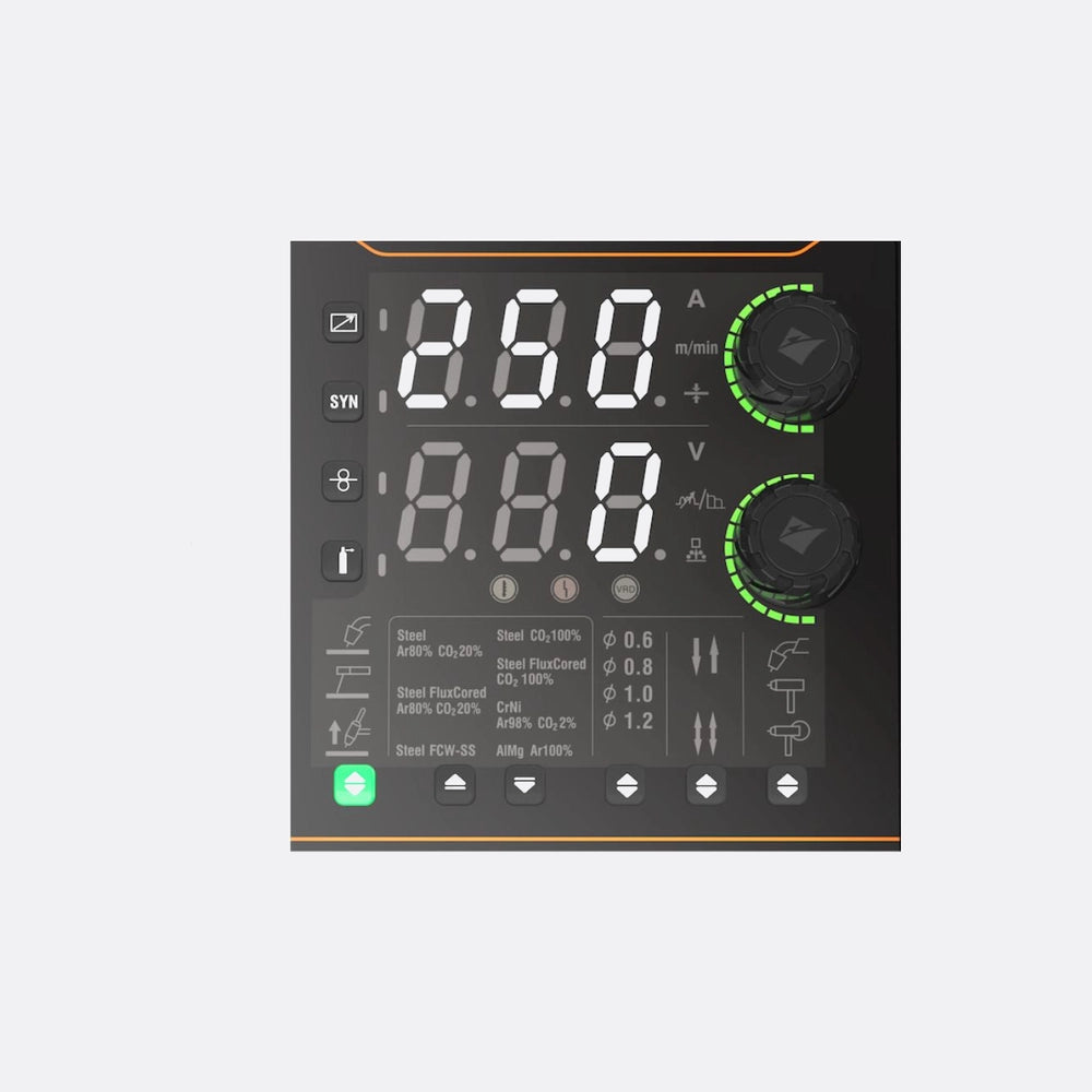 Jasic Evo Mig 250c PFC Control Panel