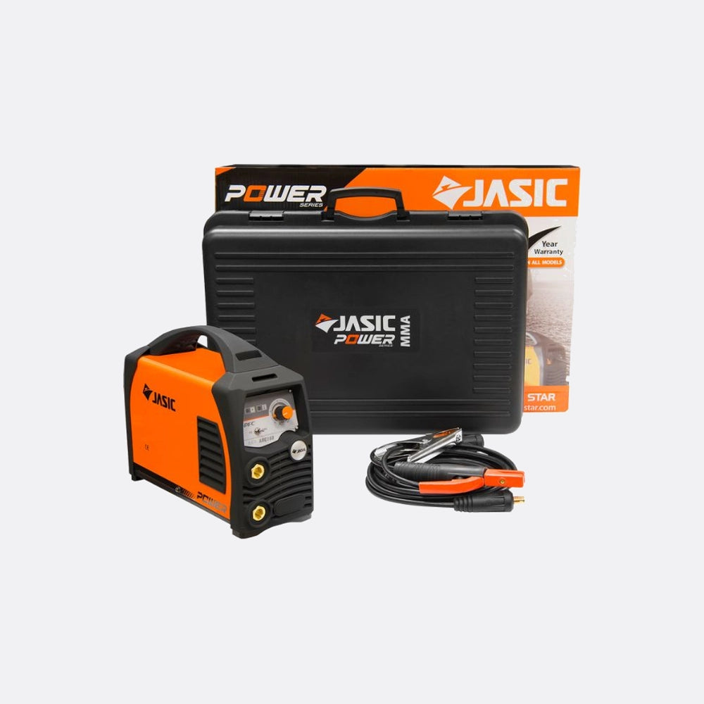 Jasic Power Arc 180 Pfc Mma Inverter – Package Includes Case An Mma Set