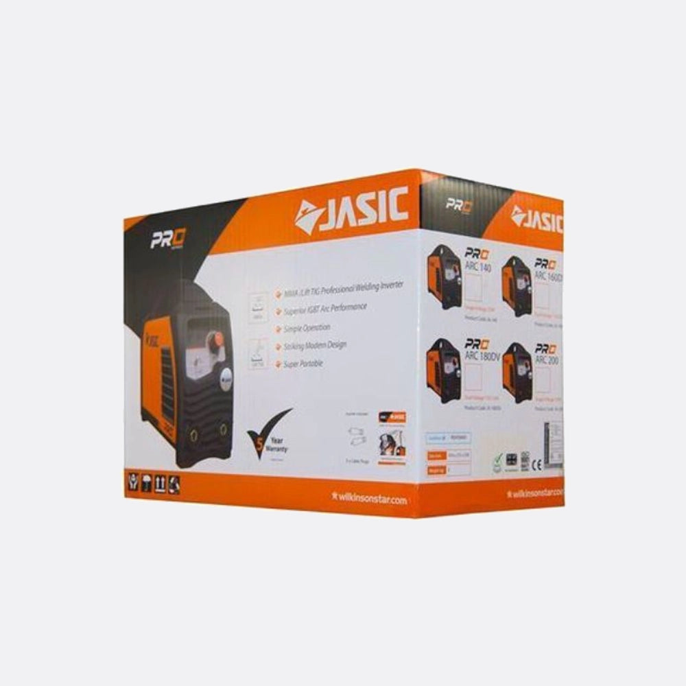 Jasic Power Arc 180 Pfc Mma Inverter – Package Includes Case An Mma Set