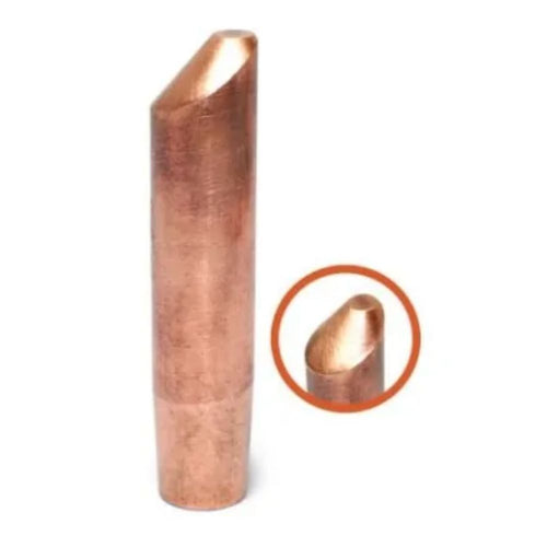 Straight Welding Electrodes with Offset Contact 13mm- 1/2"