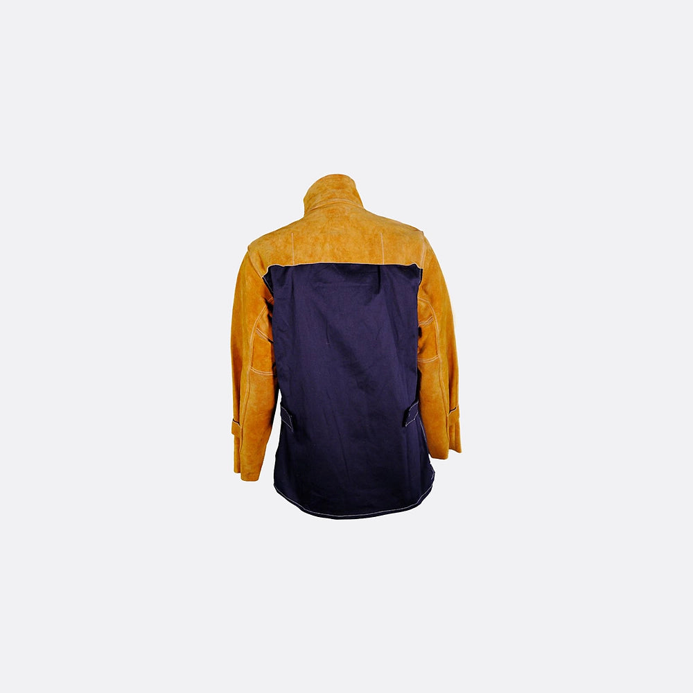 Panther Black Welding Jacket With Cape