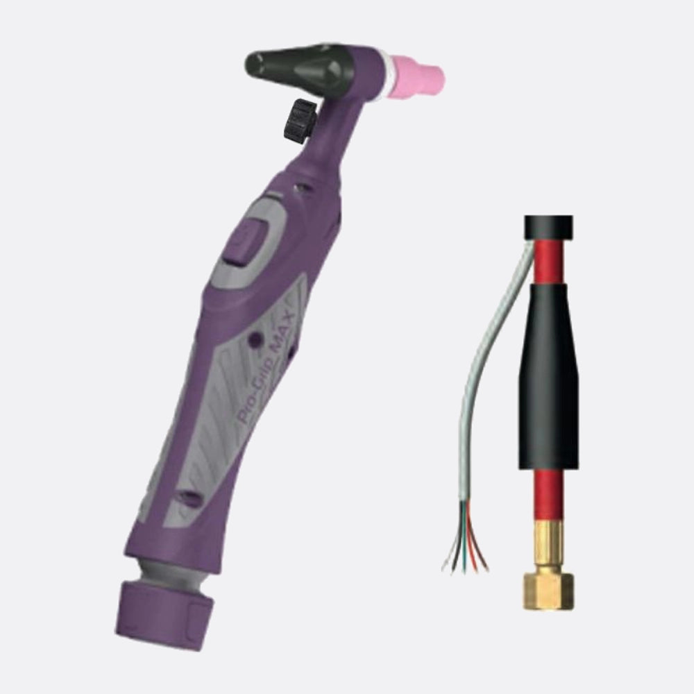 Parweld Pro9 Valved Air Cooled Tig Torch 12.5ft 3/8