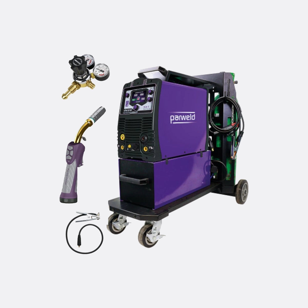 Parweld Xtm221di Mig Tig Mma Plasma – P2t Mig Tig + Trolley