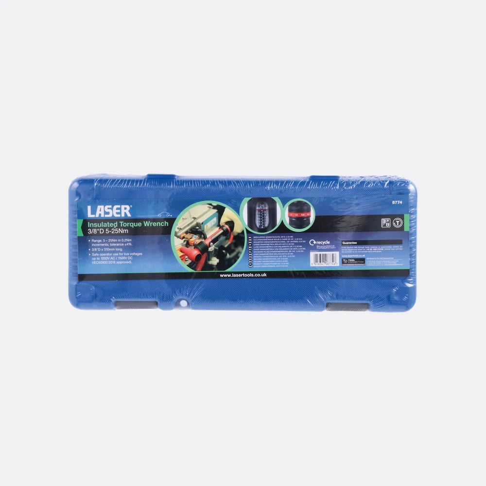 Insulated Torque Wrench 3/8"D 5 - 25Nm | Laser Tools