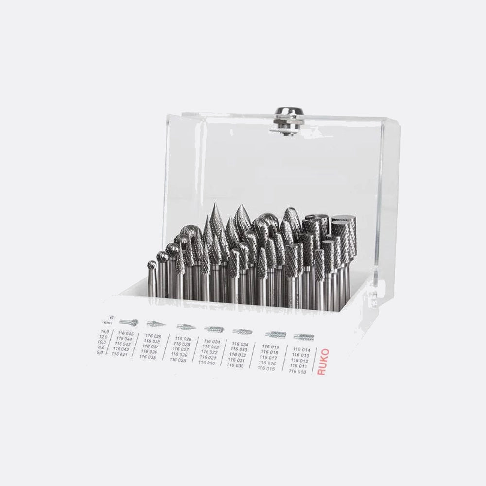 Ruko Rotary Burrs 35 Piece Set