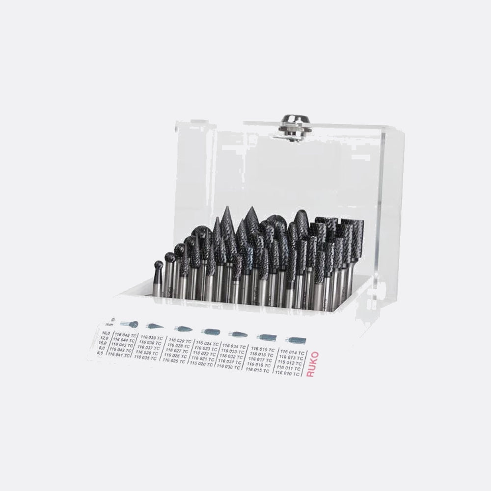 Ruko Rotary Burrs 35 Piece Set
