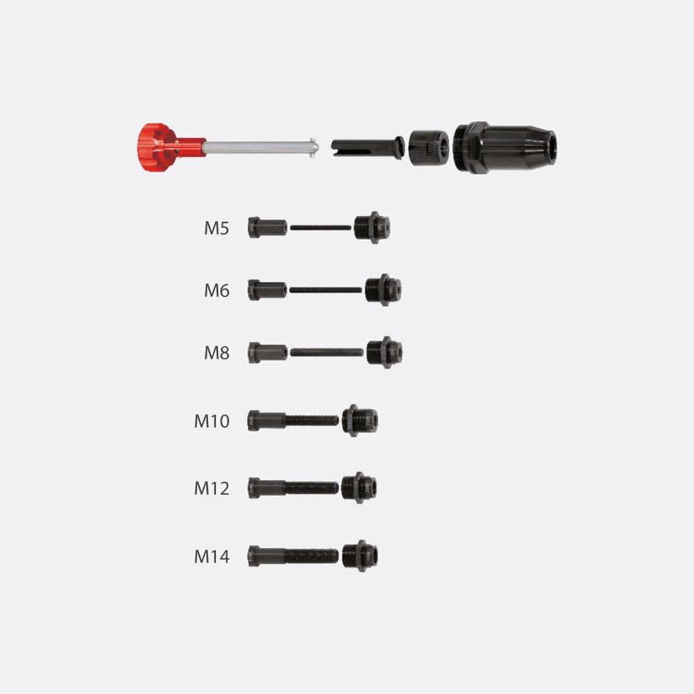 GYS Set Of 6 Tie Rods For Fitting Threaded Inserts M5 - M14