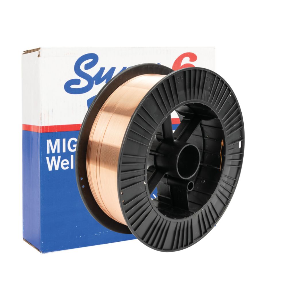 SUPER 6 STEEL MIG WELDING WIRE 0.6MM 5KG A18 SG2