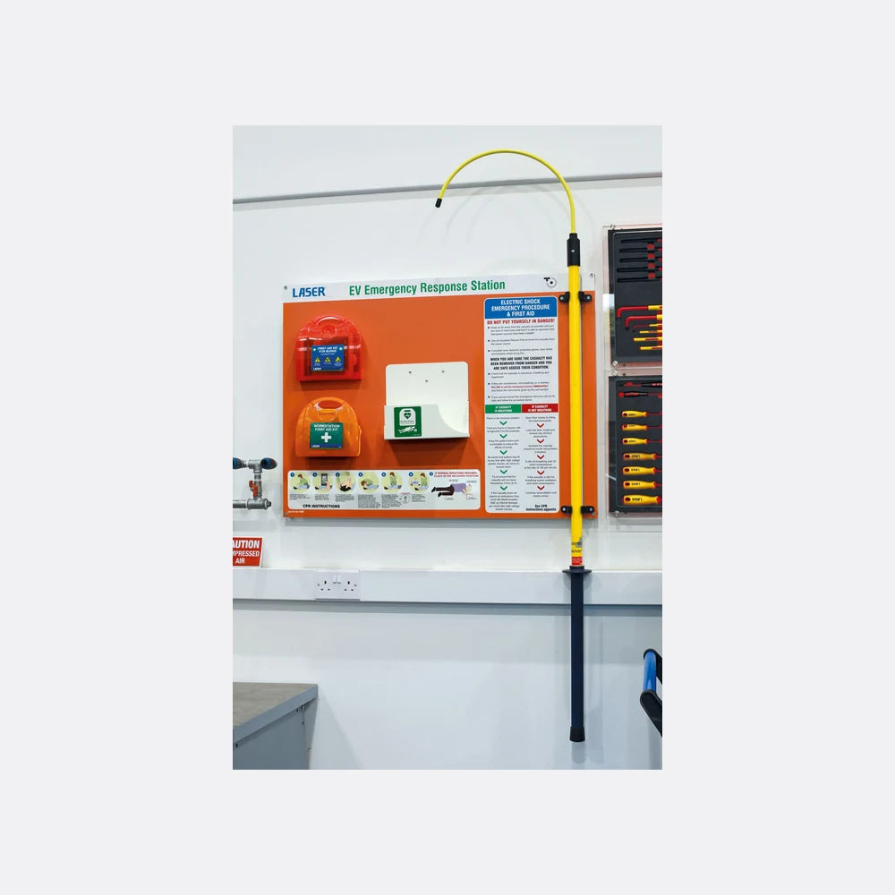 EV Emergency Response Station c/w Electric Burns Kit, First Aid Kit, Bracket for Defibrillator