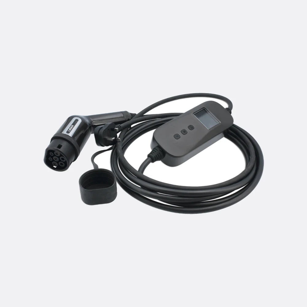 EV Charging Cable - 13A T2 Female-UK Plug W/Charger IP68
