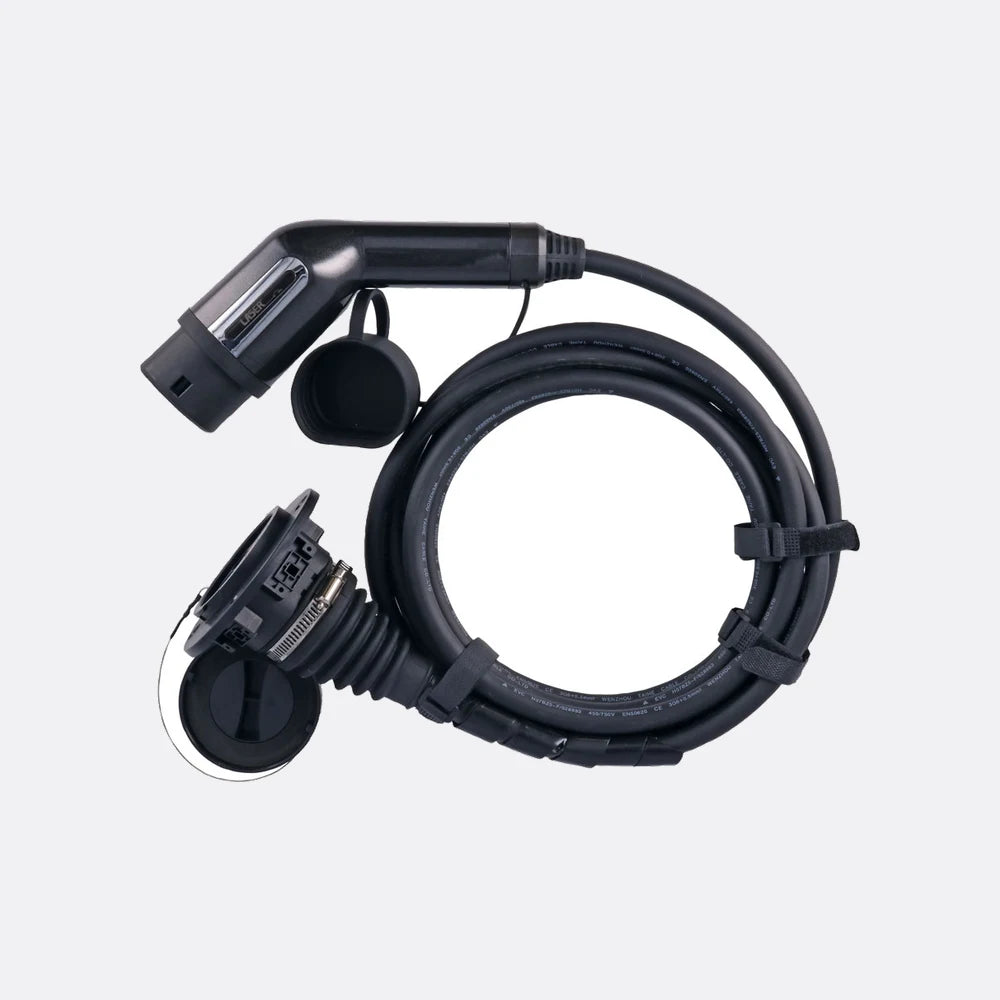 EV Charging Extension Cable - 32A Single Phase T2 Female-T2 Male IP65