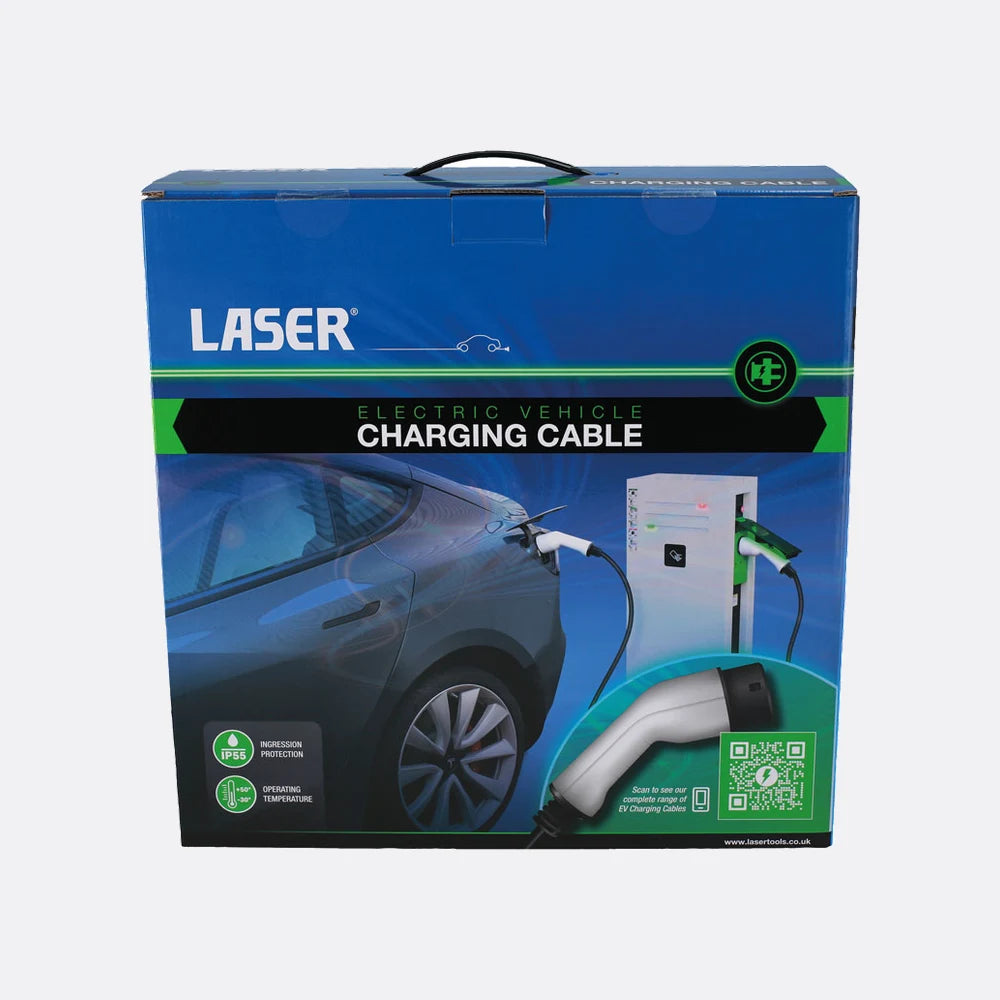 EV Charging Cable - Type 2 Female to Type 2 Male 32A Single Phase