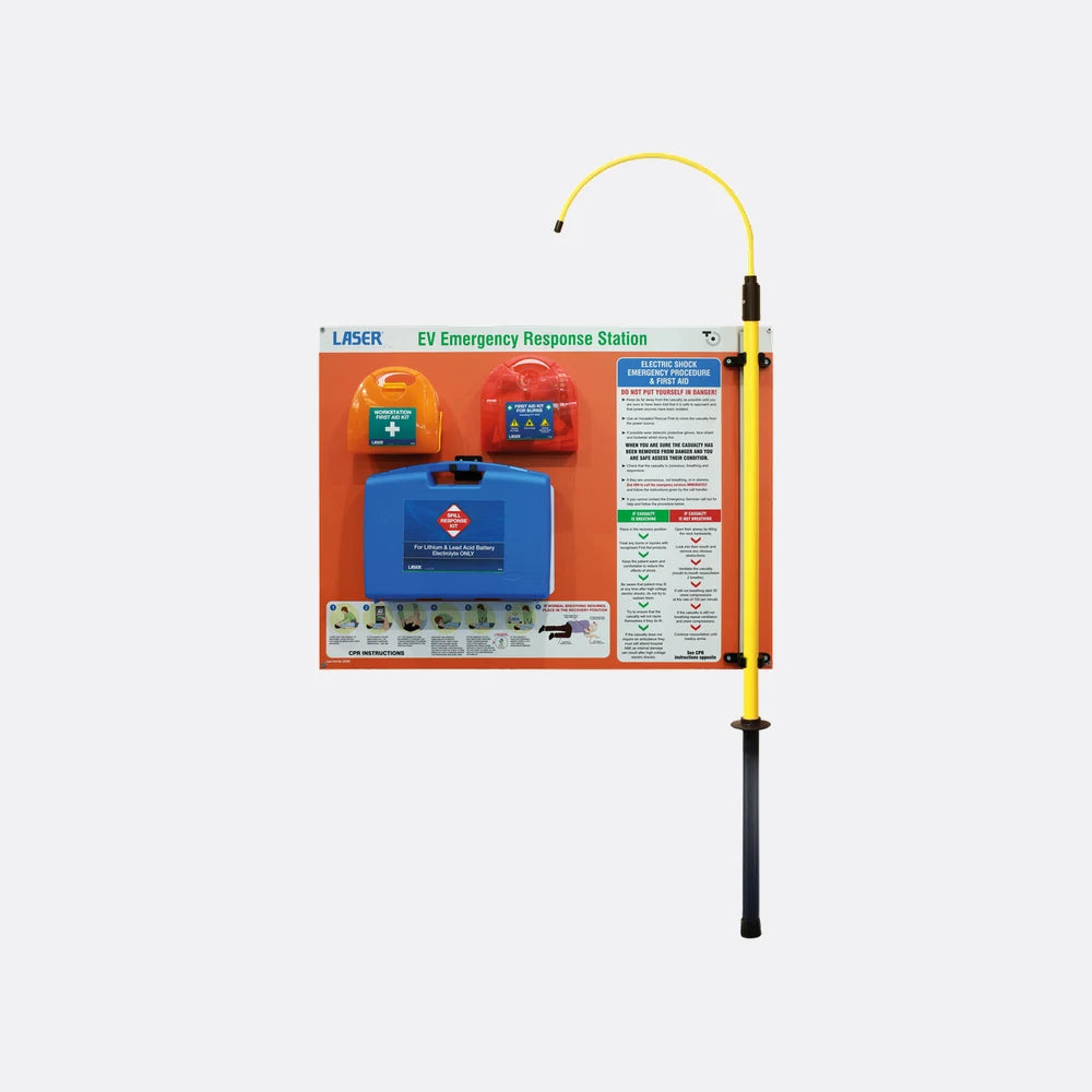 EV Emergency Response Station c/w, Electric Burns Kit, First Aid Kit, Battery Spill Response Kit