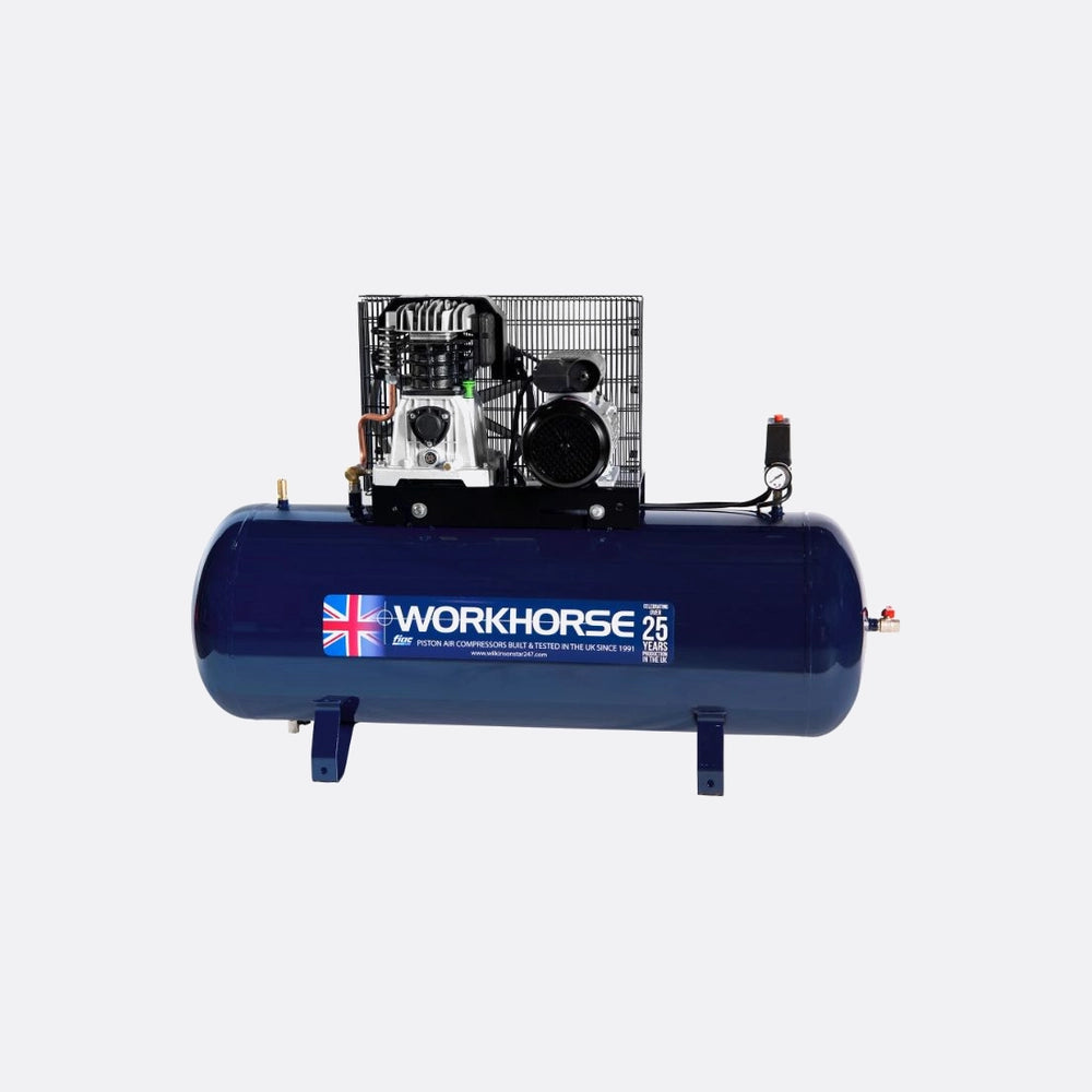 WORKHORSE AIR COMPRESSOR 4HP 200L 230V