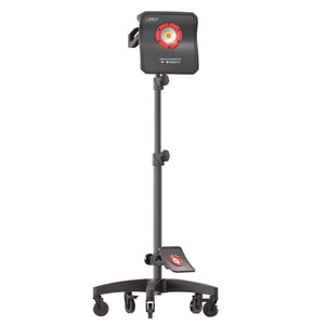 scangrip wheel stand with lights on