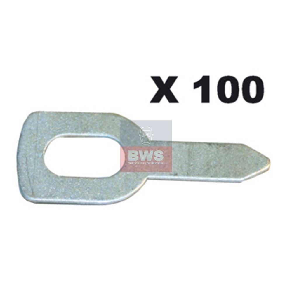 GYS  100 STRAIGHT PULLING RINGS - SKU 050648