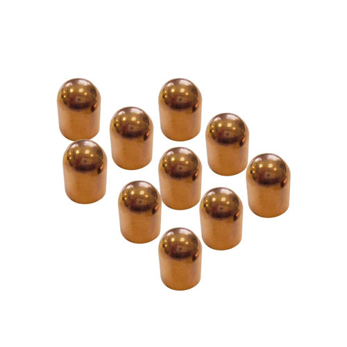 Domed spot welding electrode cap 13mm
