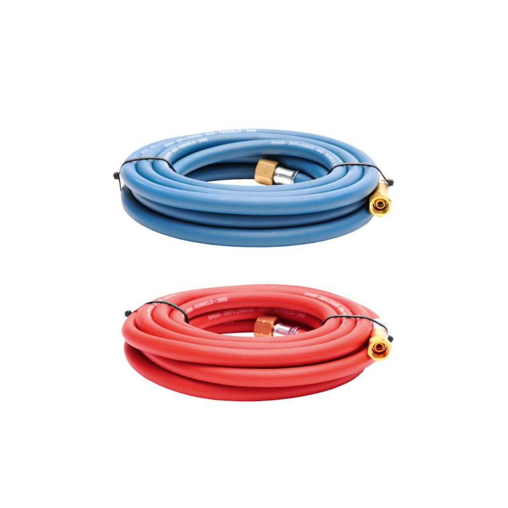 OXYGEN/ACETYLENE GAS HOSE SET 10MM 3/8
