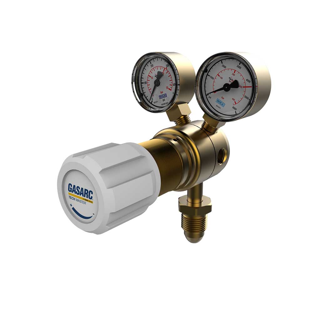 Gas Arc Single-Stage Regulator-Maximum 300 Bar  0-20 Bar Output