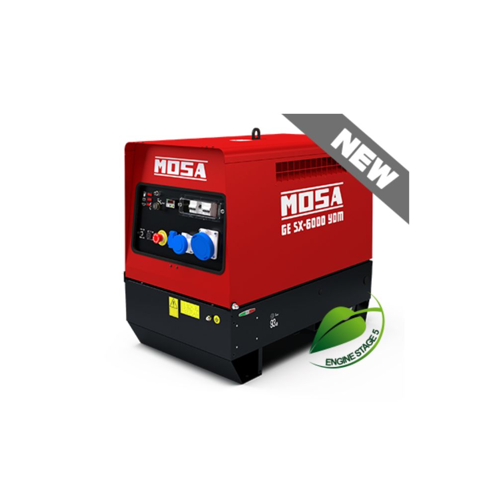 MOSA GE SX-6000 YDM DIESEL GENERATOR 110/230V